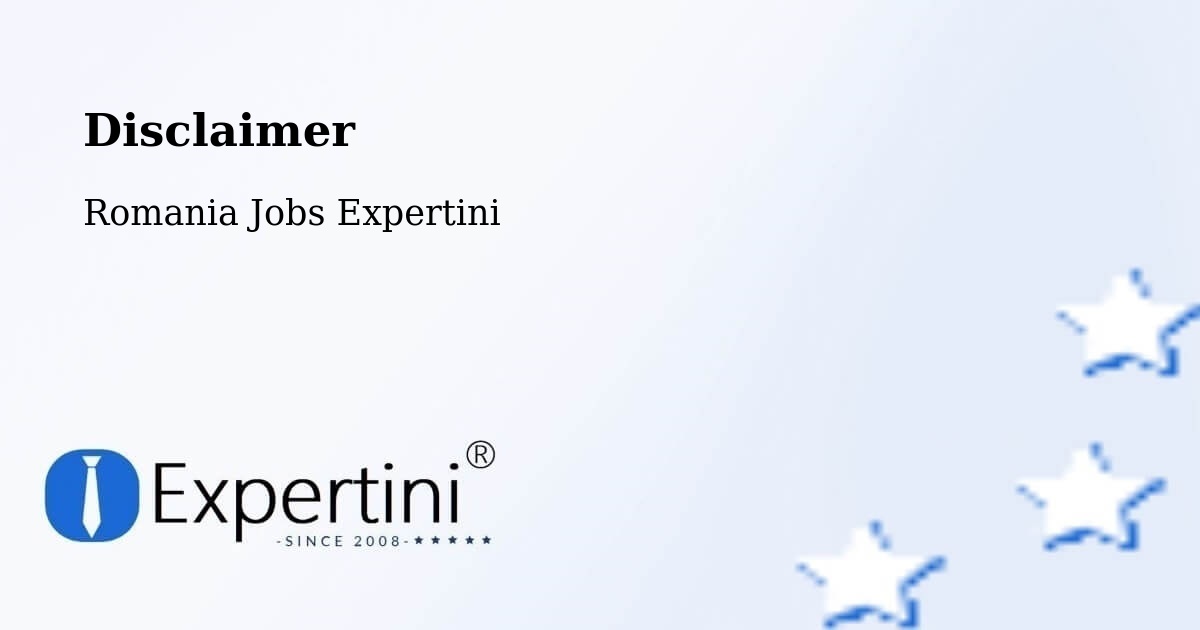 Disclaimer – Comuna Ribiţa - Romania Jobs Expertini