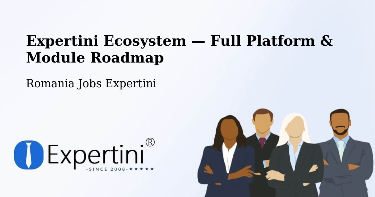 Expertini Ecosystem — Full Platform & Module Roadmap – Comuna Ribiţa
