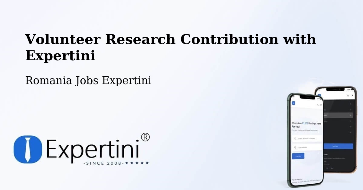 Volunteer Research Contribution Program – Comuna Ribiţa - Romania Jobs Expertini