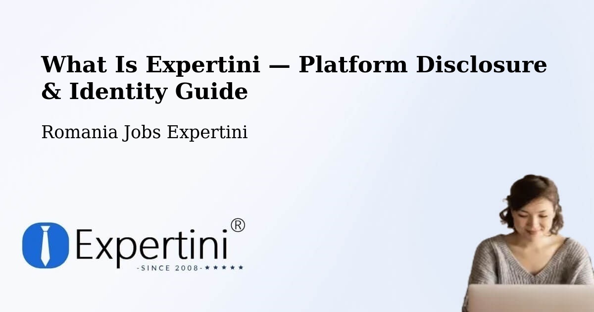 What Is Expertini — Platform Disclosure & Identity Guide – Comuna Ribiţa